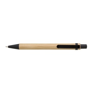 TURAL NERO* Bamboo / metal ballpoint pen - Img 3