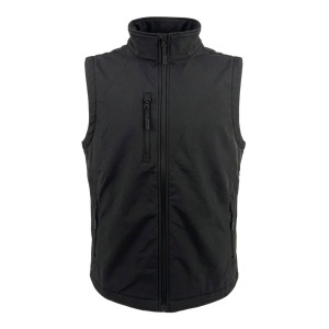 Unisex softshell vest in regenerated polyester 280 g/m2 - Img 5