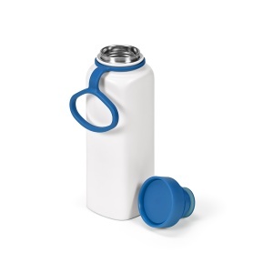 AO Sticlă Ural rSS 820 ml. Perete dublu și etanșă. Capac cu acționare prin apăsare la 360°.