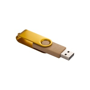 USB flash drive made of wheat straw, biodegradable resin and metal 4Gb - Img 3