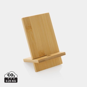 XD™ Bamboo phone stand in kraft box