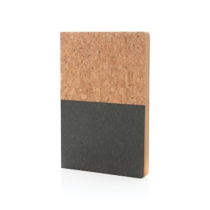 XD™ A5 cork & kraft notebook
