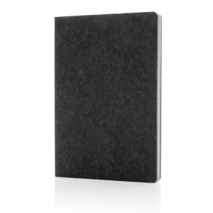 XD™ Phrase GRS certified recycled felt A5 notebook
