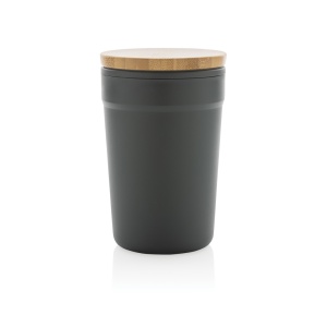 XD™ GRS certified recycled PP mug with bamboo lid