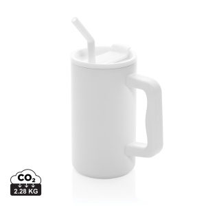 XD™ Cube RCS certified recycled steel mug 800ml