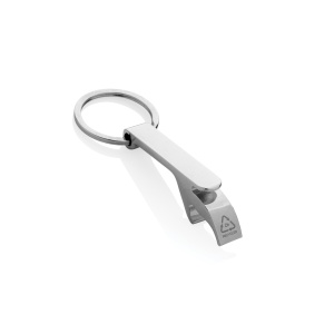 XD™ RCS recycled zinc alloy bottle opener keychain