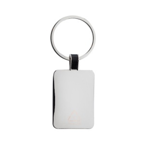 XD™ RCS recycled zinc alloy rectangle keyring - Img 1