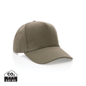 XD™ Impact 5panel 280gr Recycled cotton cap with AWARE™ tracer