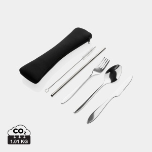 XD™ 4 PCS stainless steel reusable cutlery set