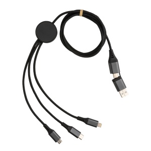 XD™ Terra RCS recycled aluminium 120cm 6in1 cable
