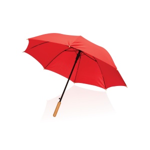 XD™ 23" Impact AWARE™ RPET 190T auto open bamboo umbrella