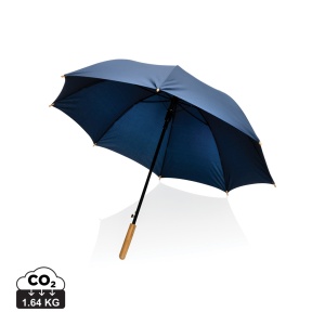 XD™ 23" Impact AWARE™ RPET 190T auto open bamboo umbrella
