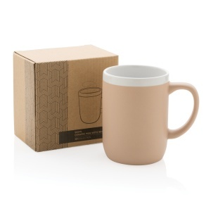 XD Ceramic mug with white rim 300ml - Img 16