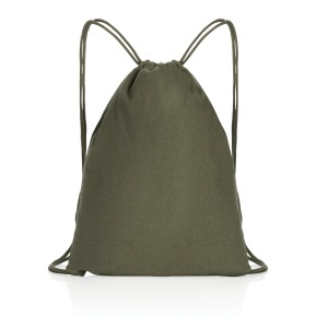 XD Impact AWARE™ recycled cotton drawstring backpack 145g - Img 16
