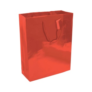 157 g/m2 laminated paper shopping bag with gusset and bottom reinforcement, string handles - Img 6