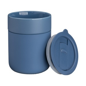 300 ml silicone-coated ceramic mug. Removable PP cap with sliding opening - Img 6