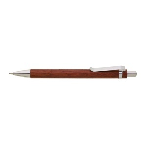 ADO DIMEL WOOD BLACK Wooden ballpoint pen