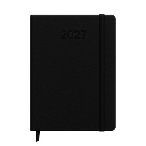 Agenda zilnică 2027. Copertă rigidă din PU termoizolant cu margini colorate ale paginii - Img 4