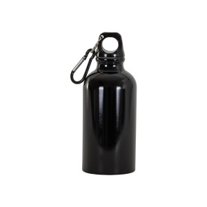 Aluminum bottle with carabiner, 400ml - Img 3