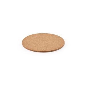 AO Bordalo individual round cork coaster. Made in Portugal