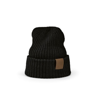 AO Cobain Beanie rPET and Wool. Customisable Patch