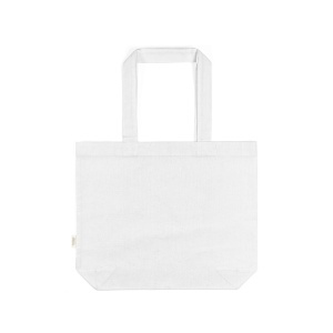 AO Sacoșă de cumpărături Kilimanjaro din bumbac 180 g/m². Mânere și clin de 65 cm.