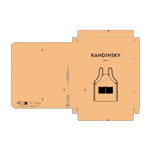 AO Șorț Kandinsky din bumbac 280 g/m² și detalii din rPU