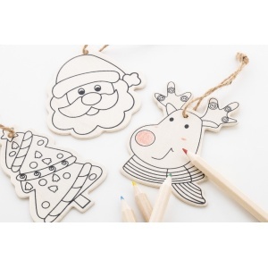 AP Oppland - colouring Christmas tree ornaments - Img 4