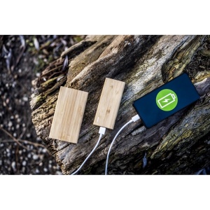 AX™ Bamboo power bank 8000 mAh B'RIGHT | Caroline - Img 5