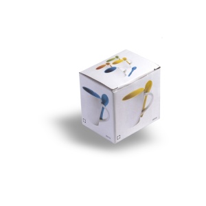 AX™ cană ceramică 300 ml cu linguriță - Img 20