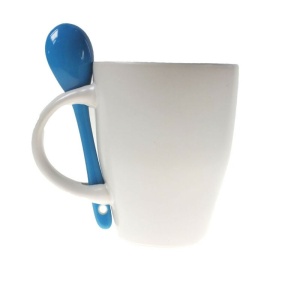 AX™ cană ceramică 300 ml cu linguriță - Img 30