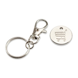AX™ Keyring with shopping cart coin | Lill - Img 19