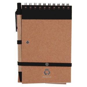 AX™ Notebook approx. A6 with ball pen | Chapman - Img 21