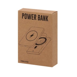 AX™ Power bank din aluminiu reciclat magnetic wireless 5000 mAh, încărcător wireless 15W - Img 12
