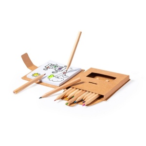 AX™ Recycled cardboard colouring set, coloured pencils - Img 5