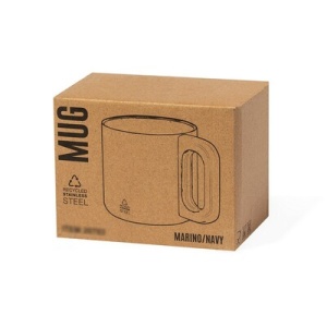 AX™ Recycled stainless steel mug 400 ml - Img 5