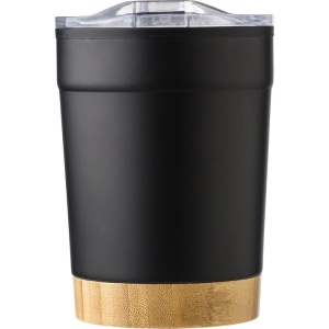AX Cană termo 300 ml cu detaliu din bambus