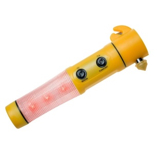 AX Emergency torch 1 LED, seat belt cutter, safety hammer | Auden
