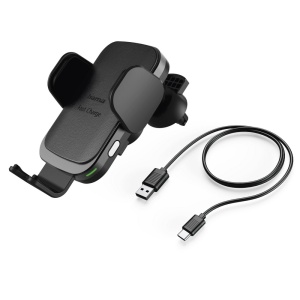 AX Suport telefon mobil pentru mașină, încărcător wireless 10W Hama