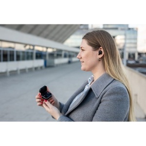 AX Căști wireless pliabile, detalii din bambus | Hollie