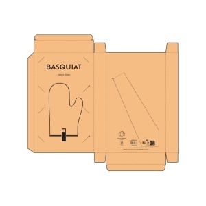 AO Mănușă de bucătărie Basquiat din bumbac 280 g/m² și rPU - detalii