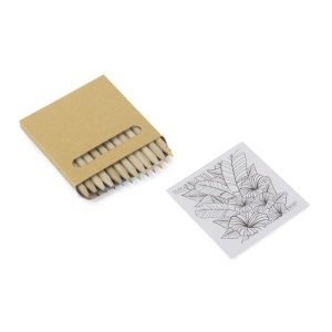 BC Colour pencils with colouring book LOTI