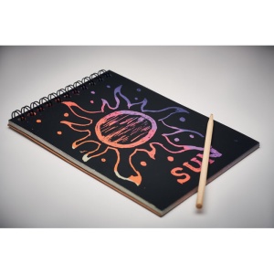 BLACK Scratching paper notebook - Img 4