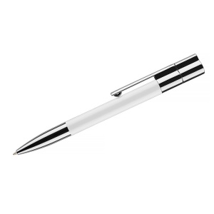 BLUE C™ Ball pen with USB flash drive 16 GB BRAINY
