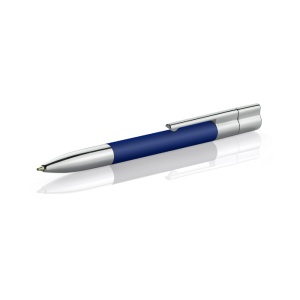 BLUE C™ Ball pen with USB flash drive 8 GB BRAINY