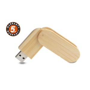 BLUE C™ Bamboo USB flash drive STALK 8 GB