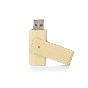 BLUE C™ Bamboo USB flash drive TWISTER 16 GB
