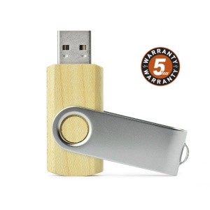 BLUE C™ USB flash drive TWISTER MAPLE 16 GB