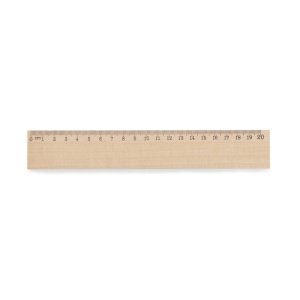 BLUE C™ Wooden ruler 20 cm DALJO