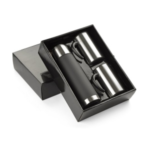 BLUE C™ Gift Set ACON (Vacuum flask 500 ml and 2 travel mugs 260 ml)